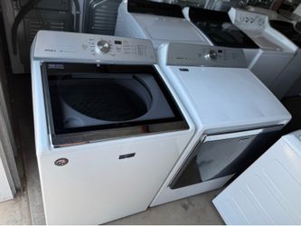 Maytag bravos washer and electric dryer HE 5.0&8.8 cuft Extralarge capacity