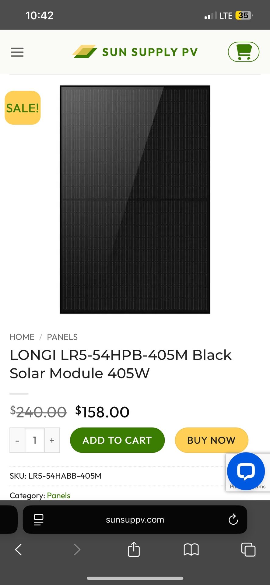 405 Watt Solar Panels (Brand New)
