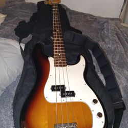 Fender Precision Bass And Gold Tone Mandolin
