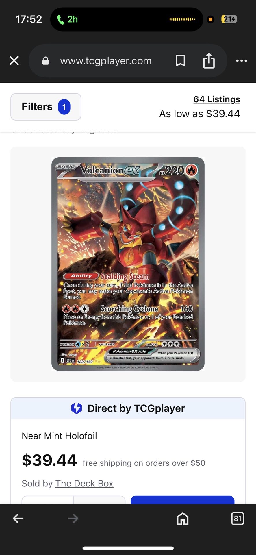 Volcanion Ex