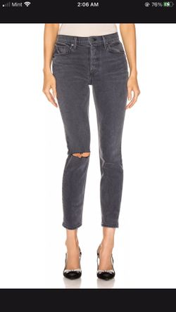 NWT Grlfrnd Denim Women Karolina High Rise Ripped Skinny Jeans in Future Forever $258 Size 24 25 26 27 28 29