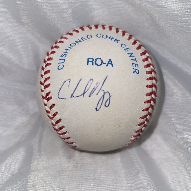Charles Nagy Autographed Baseball - Cleveland Indians All Star Pitcher