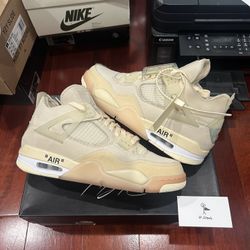 Air Jordan 4 Off-White Sail Size 11w/9.5mens