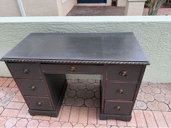 Desk and chair