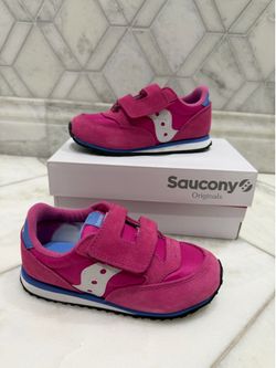 NEW Saucony Size 12 Kids “Baby Jazz” Hook & Loop Sneakers