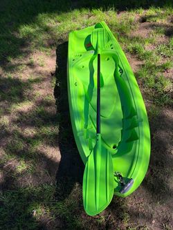 Lifetime Recruit 66 Youth Kayak, Model 90765, Lime Green, with Paddle