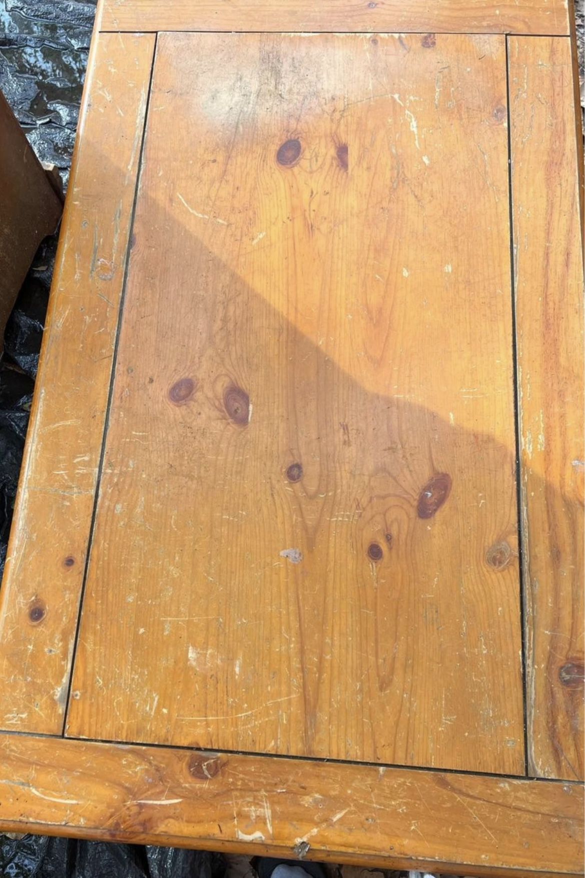 Real wood Coffee table with drawer