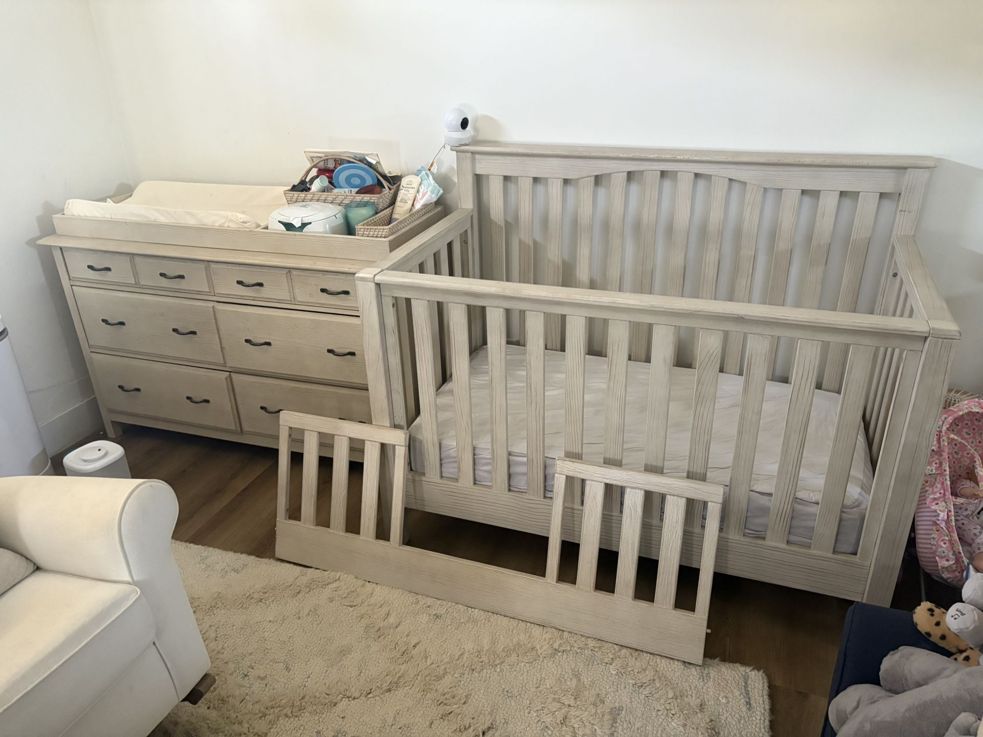 Pottery Barn Crib And Changing Table