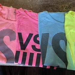 Victoria’s Secret Sport Tees, Good Condition, All XS, 7 Tops Total