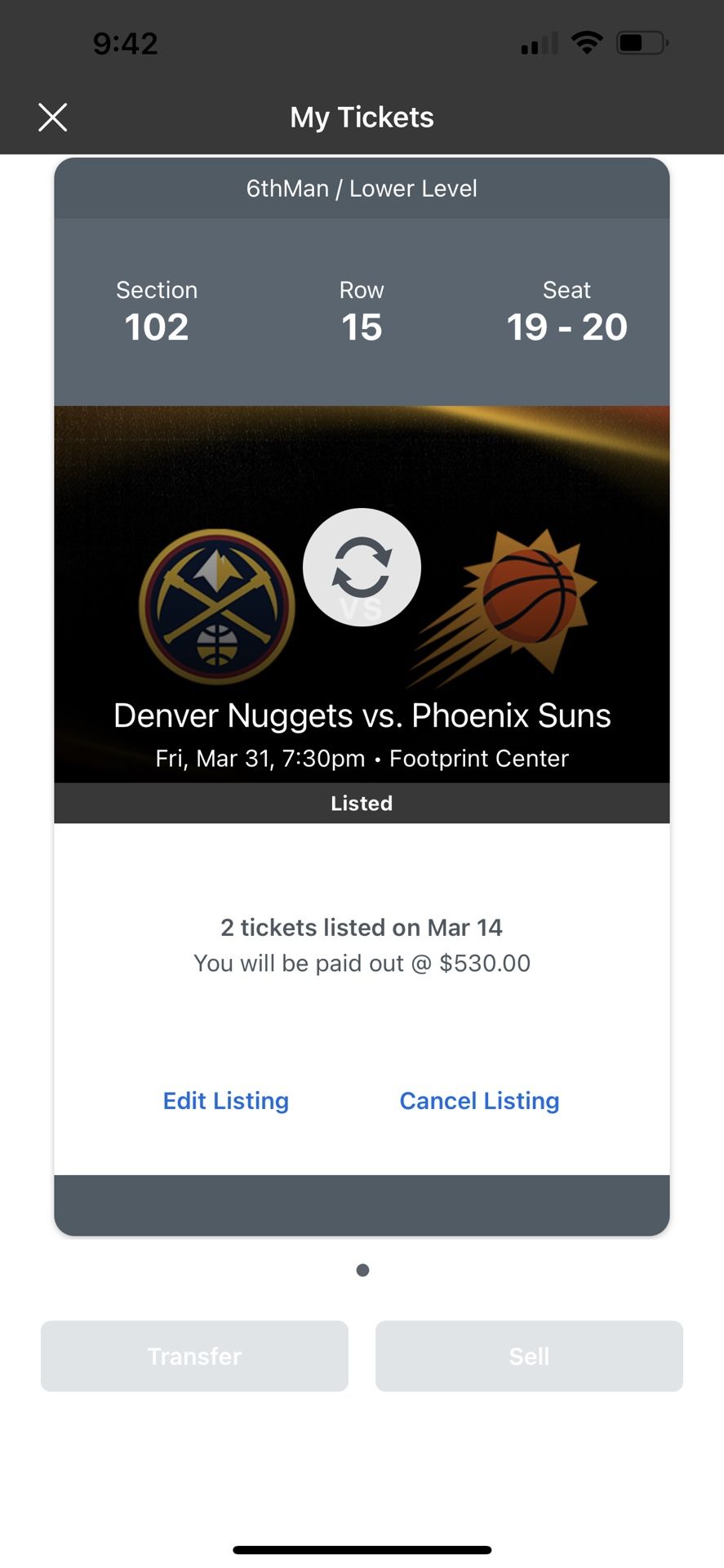 Denver Nuggets Vs Phoenix Suns