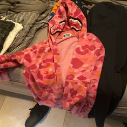 Pink Bape Hoodie 