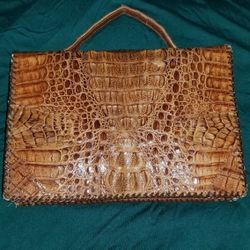 Vintage Alligator/Crocodile Handbag 