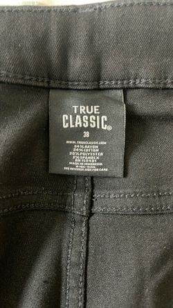 True Classic Black Pants Size 38