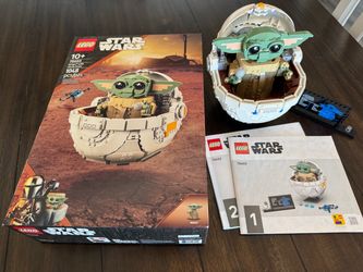 LEGO Star Wars: Grogu w/ Hover Pram  – Assembled, Great Condition