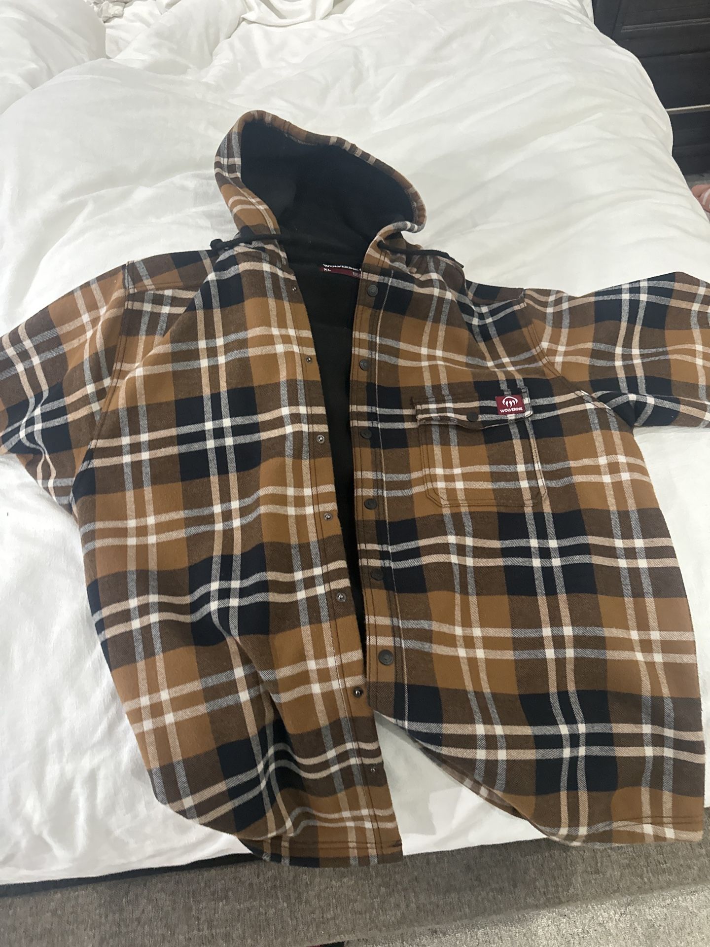 Hooded flannel Jackets
