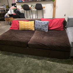 Brown Loveseat Couch