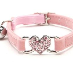 Adjustable Soft Pet Collar With Bell 