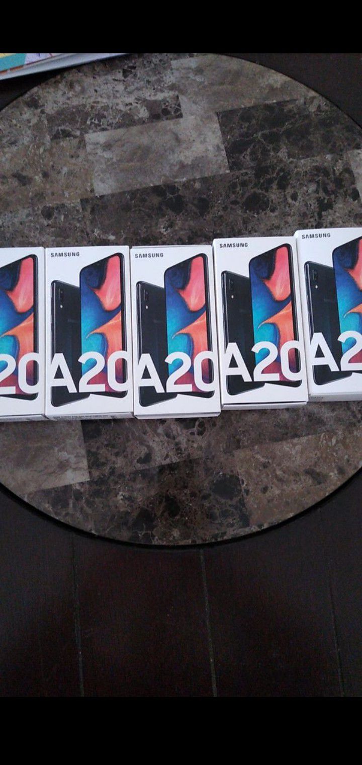 1- Samsung Galaxy A20 (Brand New Open Box)