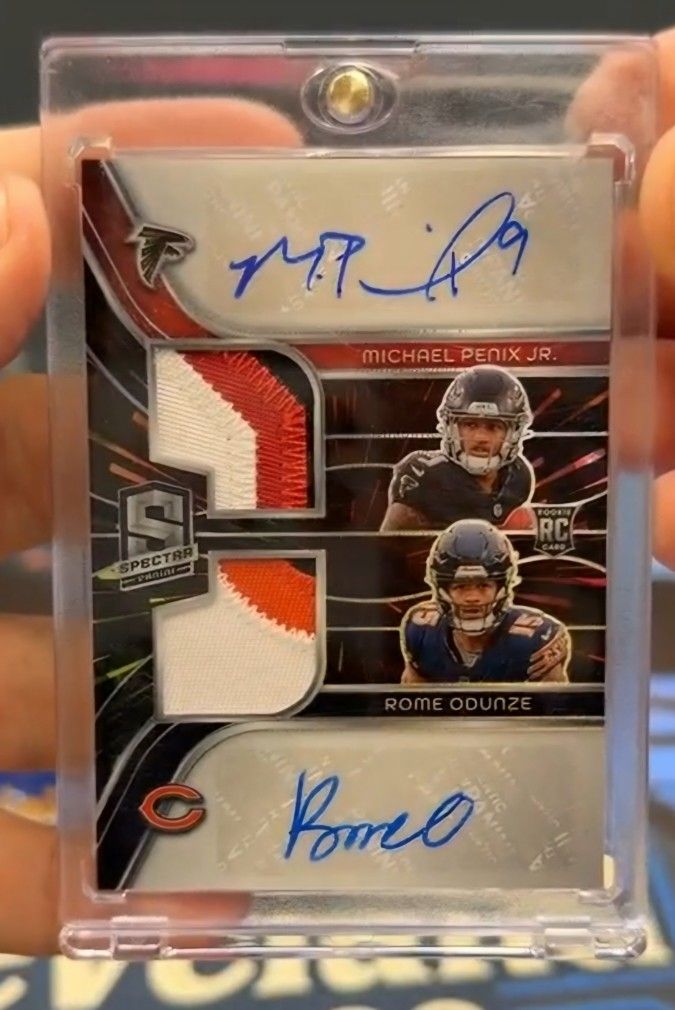 Michael Penix Rome Odunze Spectra Dual Rpa /50