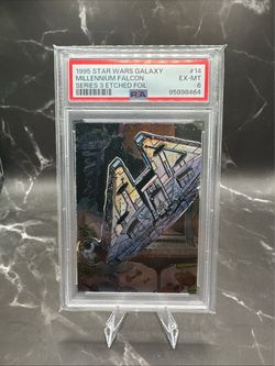 1995 Star Wars Galaxy Millennium Falcon PSA 6 Card