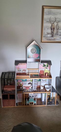 KidKraft Wooden Dollhouse with Furniture