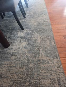 Wendy Bellissimo 8x11 Area Rug - Gray & Navy Blue
