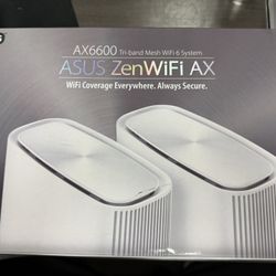 ASUS ZenWiFi AX6600 Tri-Band Mesh WiFi 6 System (XT8 2PK)