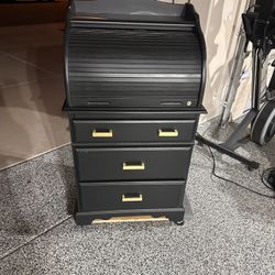 Black Cabinet Desk secretary