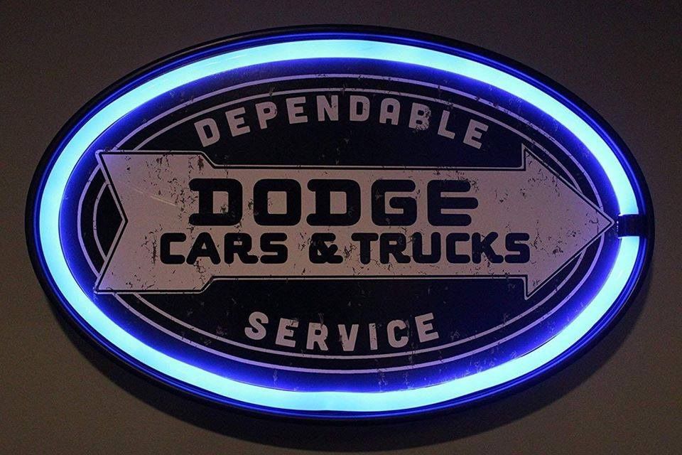 Dodge Light up sign
