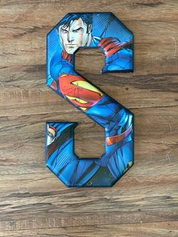 DC Comics Superman Letter S Wall Decor- Metal