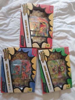 3 mega ex boxes Pokémon cards