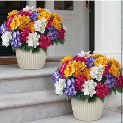 16 Bundles Artificial Hydrangea Flowers