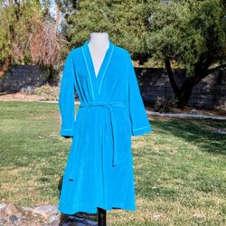 Velour Vanity Fair Intimates & Sleepwear Night Bath Polyester Robe Sz Small EUC