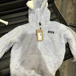 NEW Patagonia Toddler, Baby Furry Friends Hoody, Light Purple, 3T