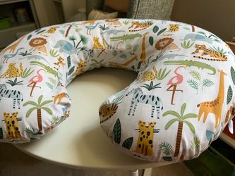 Baby Nursing Pillow Safari Animal Print