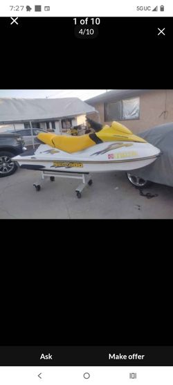 2005 SEADOO 3 SEATER 00 HOURS  FRESH MOTOR BUILD NEW SEATS LAKE READY NO CART OR TRAILER BEAUTIFUL INSIDE AND OUT