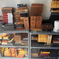 Empty Cigar Boxes 