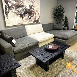 Cozy Plush Sectional Sofa Couch