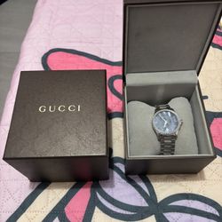 Gucci Mother Of Pearl Watch 