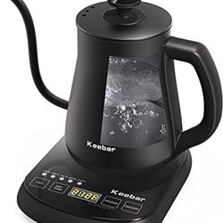 Electric Gooseneck Kettle (Matte Black)