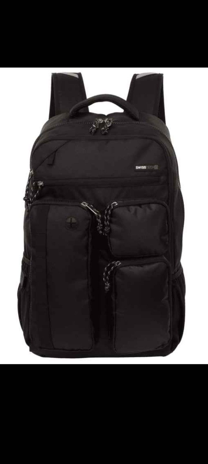 Swiss Tech 34.4 L Lucerne Shoulder Bag Laptop Backpack, Unisex, New W/O Tags Back to School