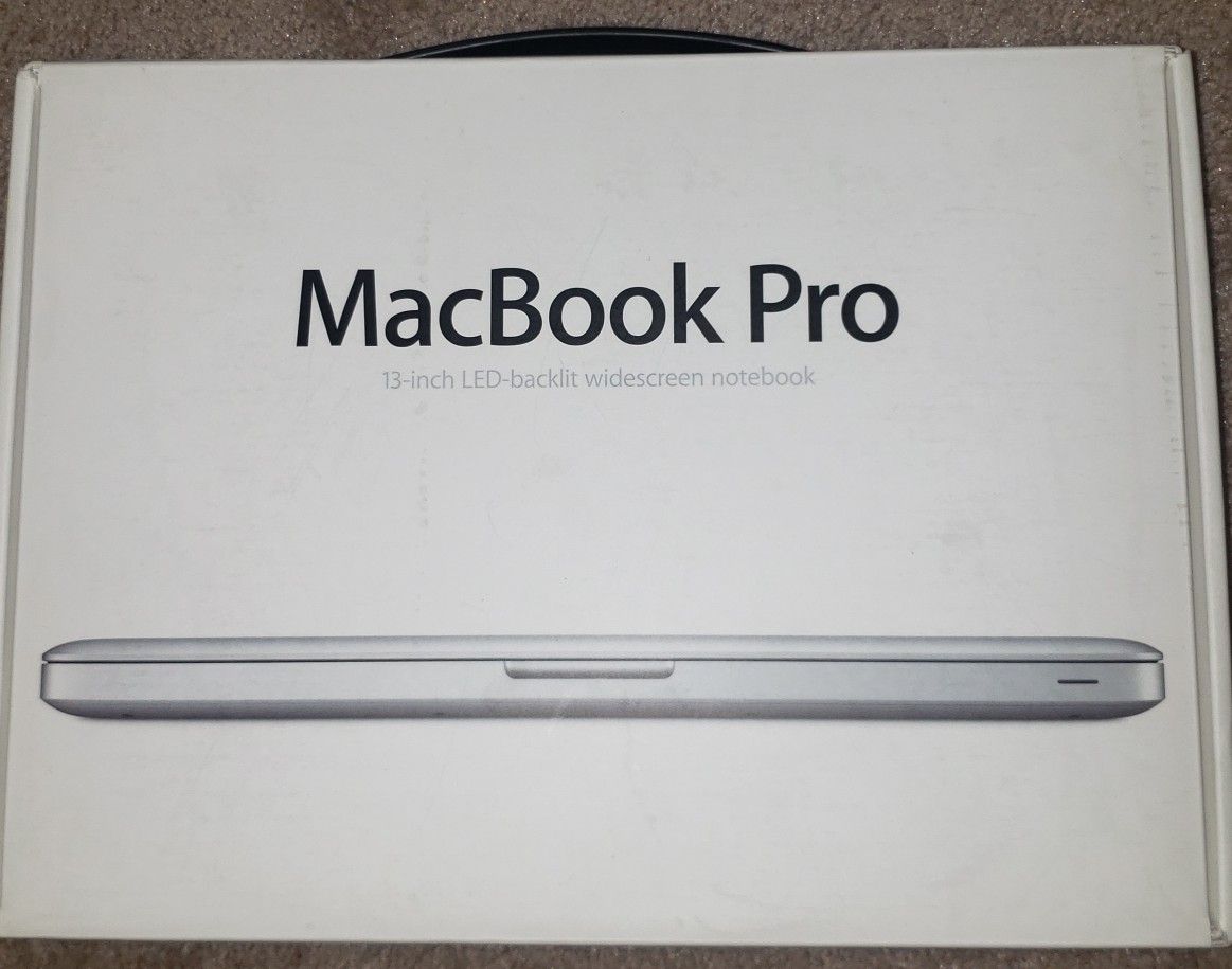 Macbook pro mid 2012 2.5 ghz with 500gb hdd