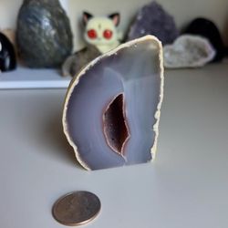 druzy cut base agate