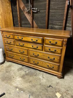 Large dresser decor