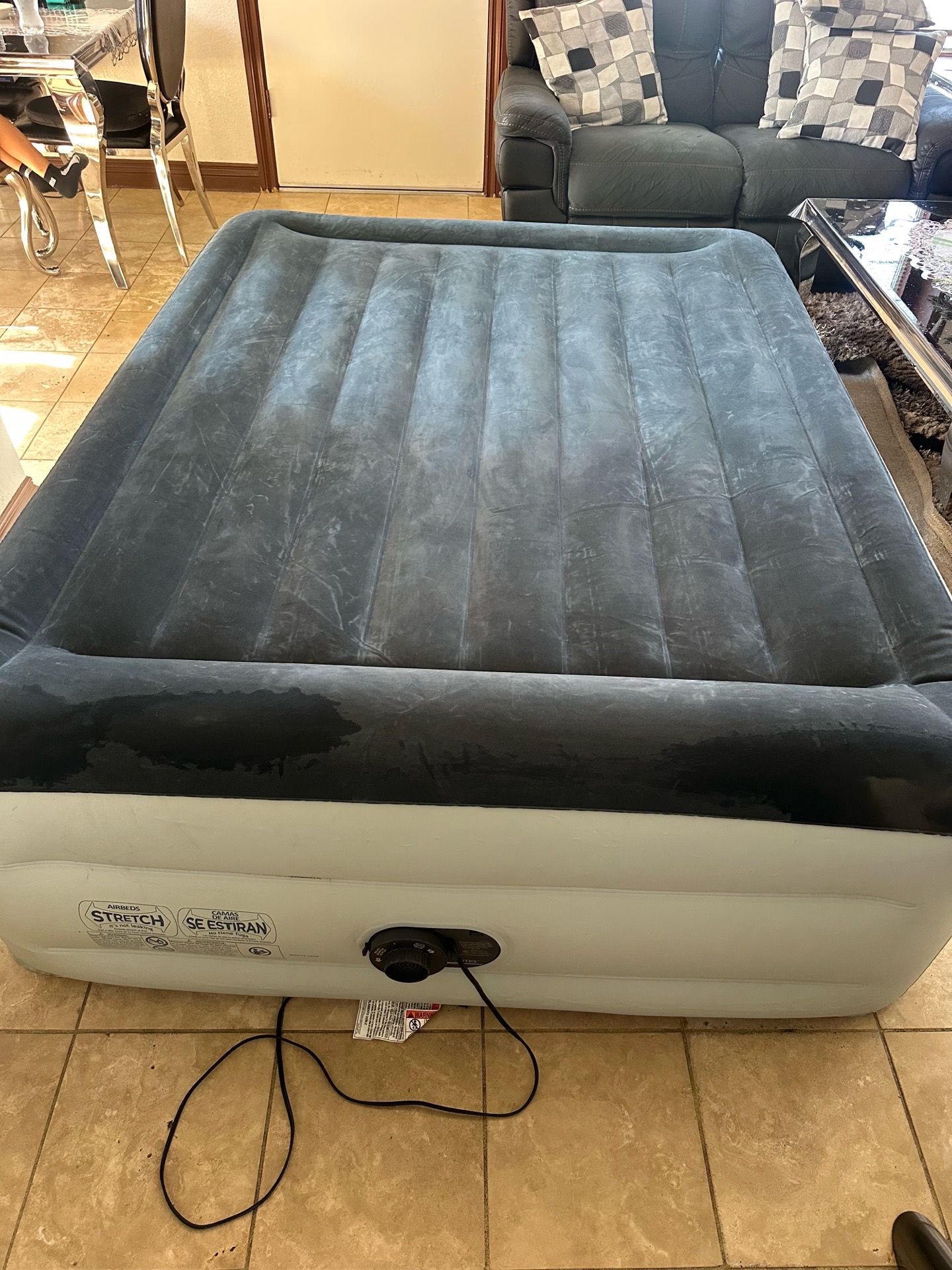 Intex blow up air mattress