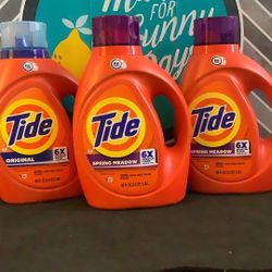 3-Tide Detergent 80oz All For $33