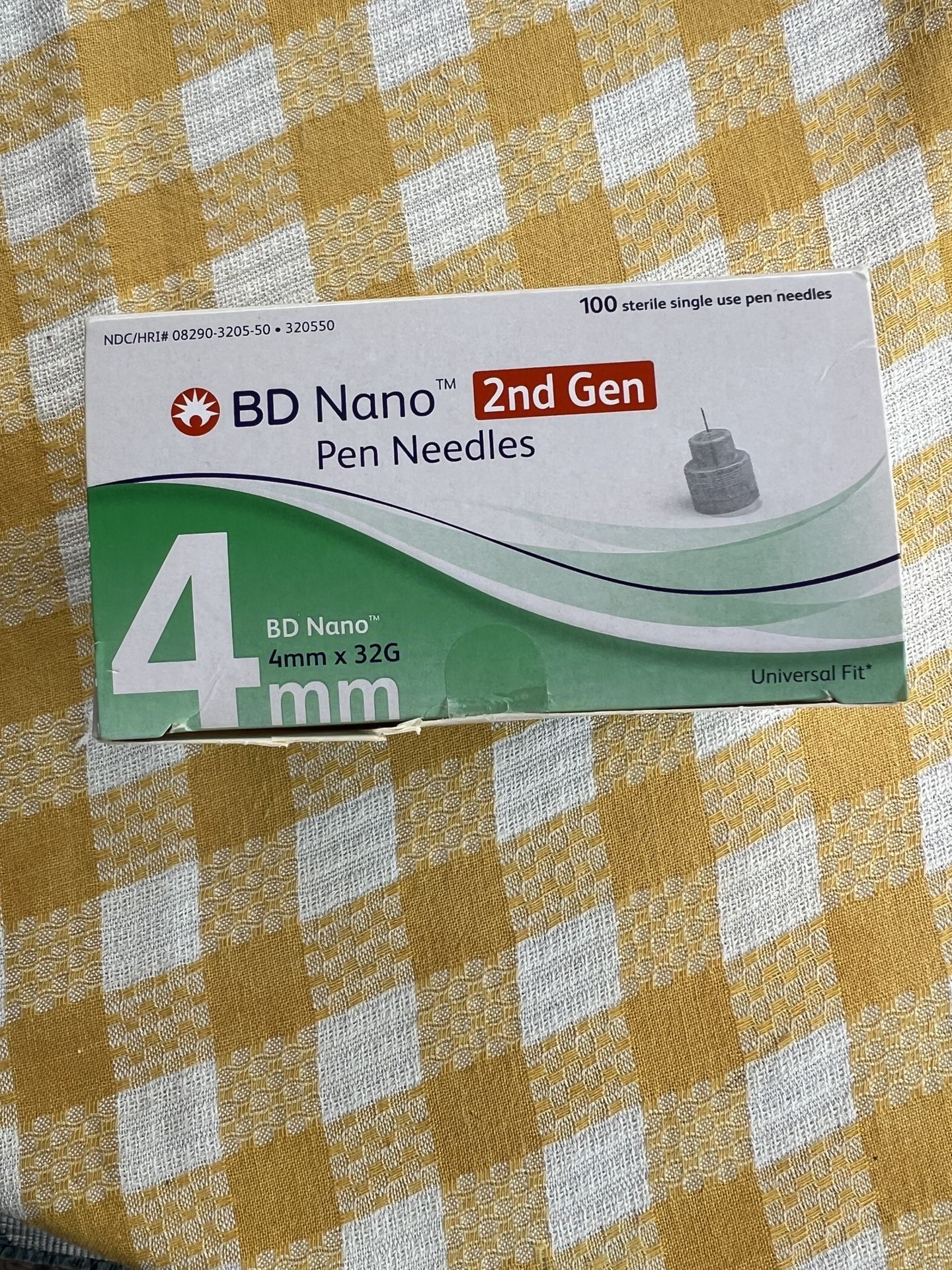 NEW Box Of 100 BD NANO Pen Tips