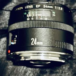 $99 CASH TODAY – Canon EF 24mm f/2.8 – Works Perfect, Local Tampa Pickup