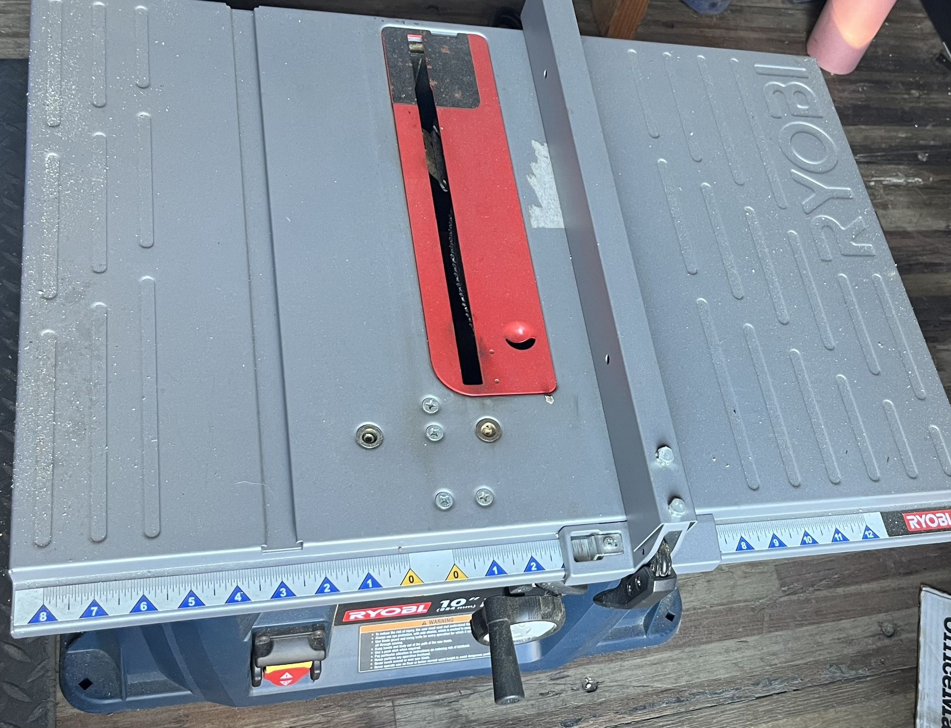 Ryobi Table Saw -Almost New 