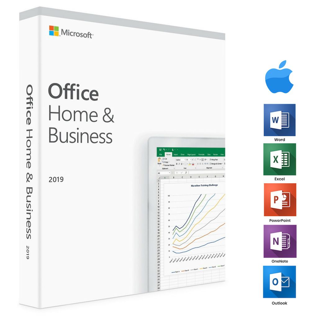 Microsoft Office Home and Business 2019 for 1 Mac Computer